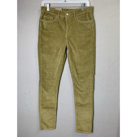 Levi's 311 Corduroy Pants Woman's 29X30 Brown Shaping Skinny Tummy Slimming Y2K - Picture 1 of 11